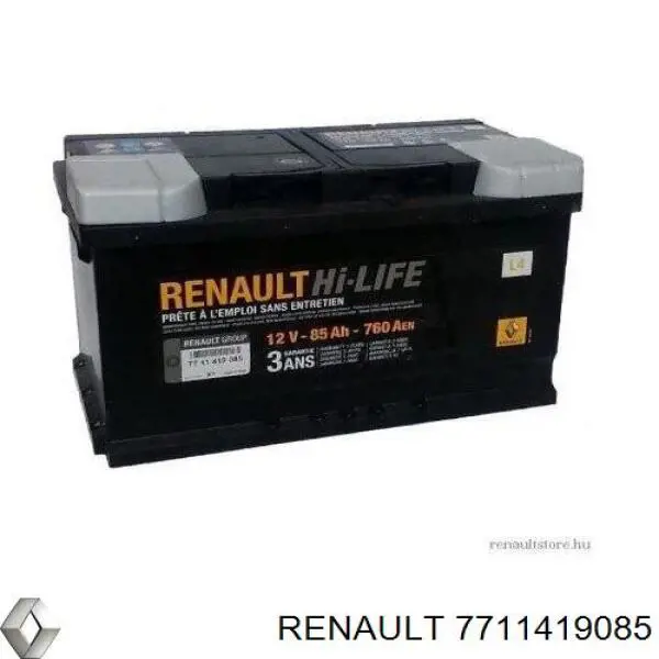 Аккумулятор Renault (RVI) 7711419085