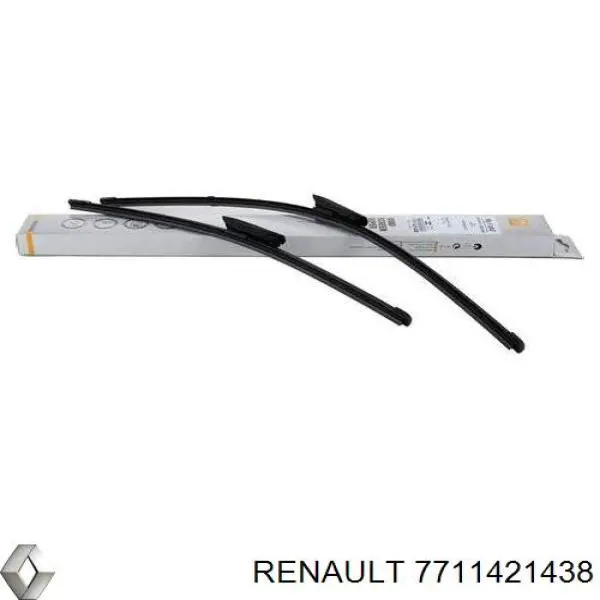 7711421438 Renault (RVI) limpa-pára-brisas do pára-brisas, kit de 2 un.