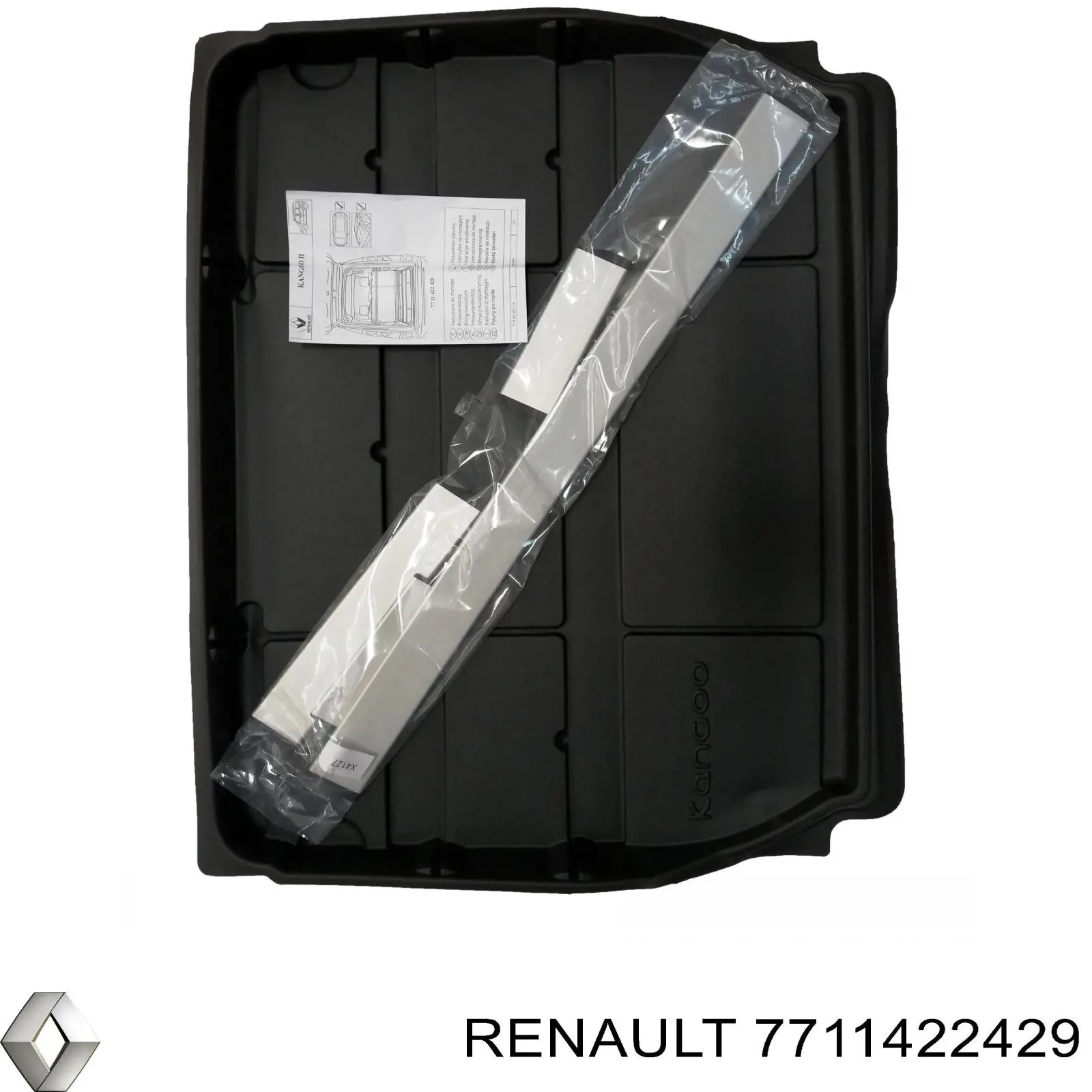 Tapete da seção de bagagem para Renault Kangoo (FW0)