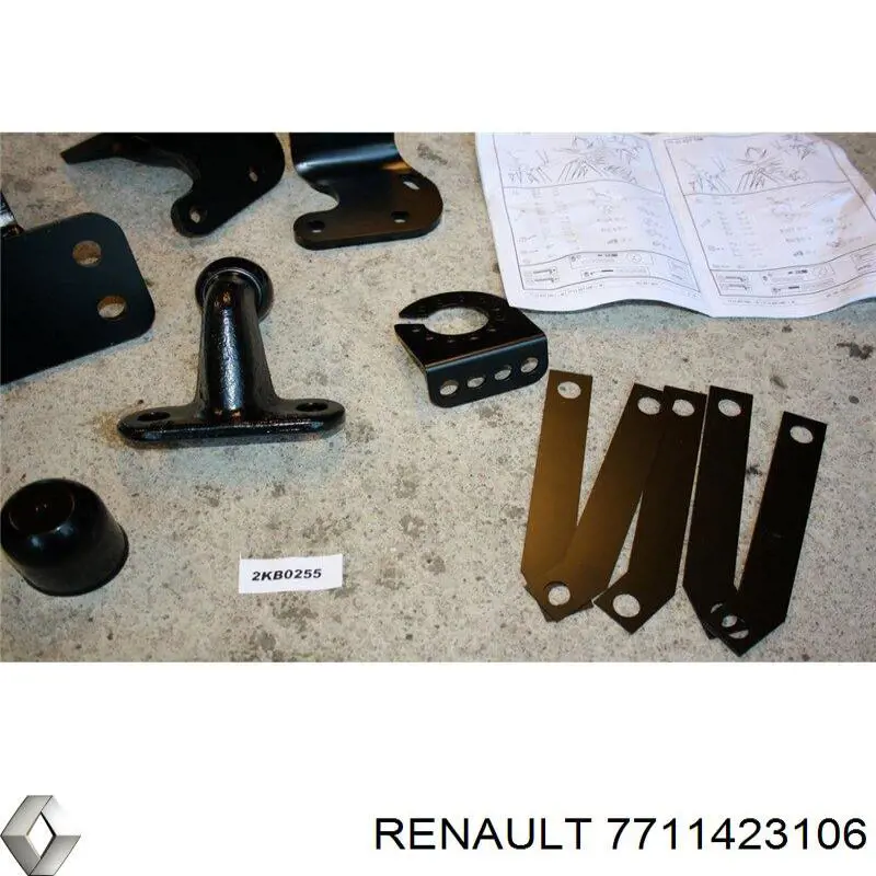 Фаркоп (шар) прицепного устройства на Renault Kangoo II 