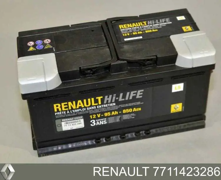 Аккумулятор Renault (RVI) 7711423286