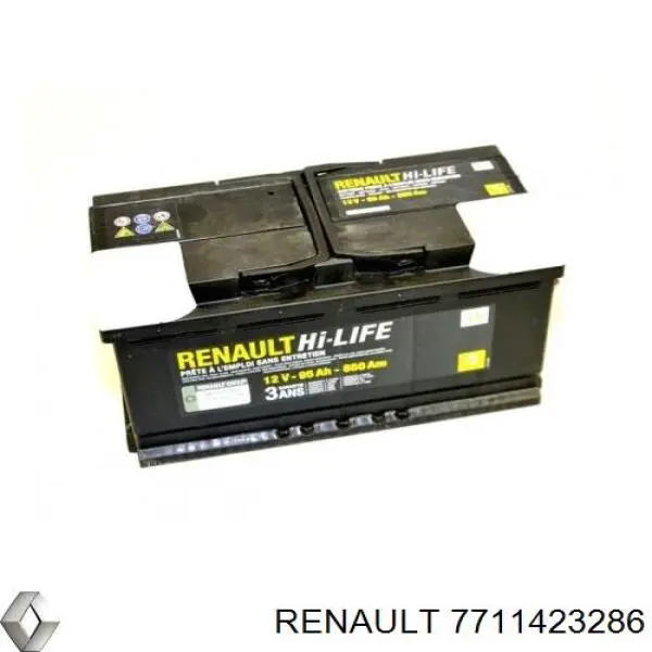 7711423286 RENAULT Batería original y equivalente