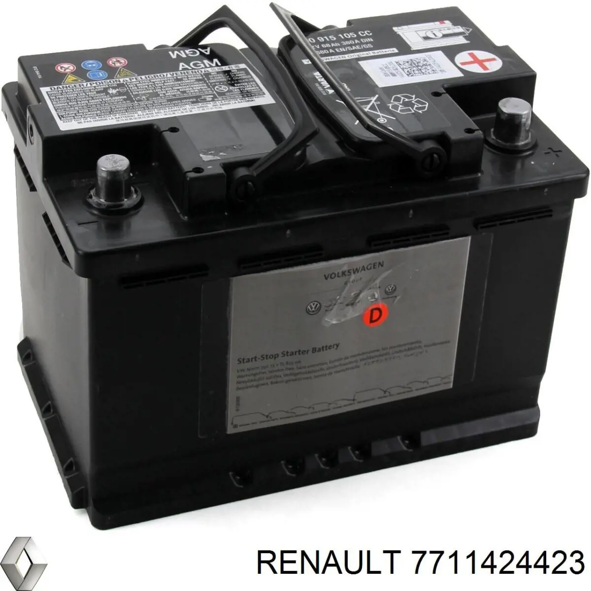 Аккумулятор Renault (RVI) 7711424423
