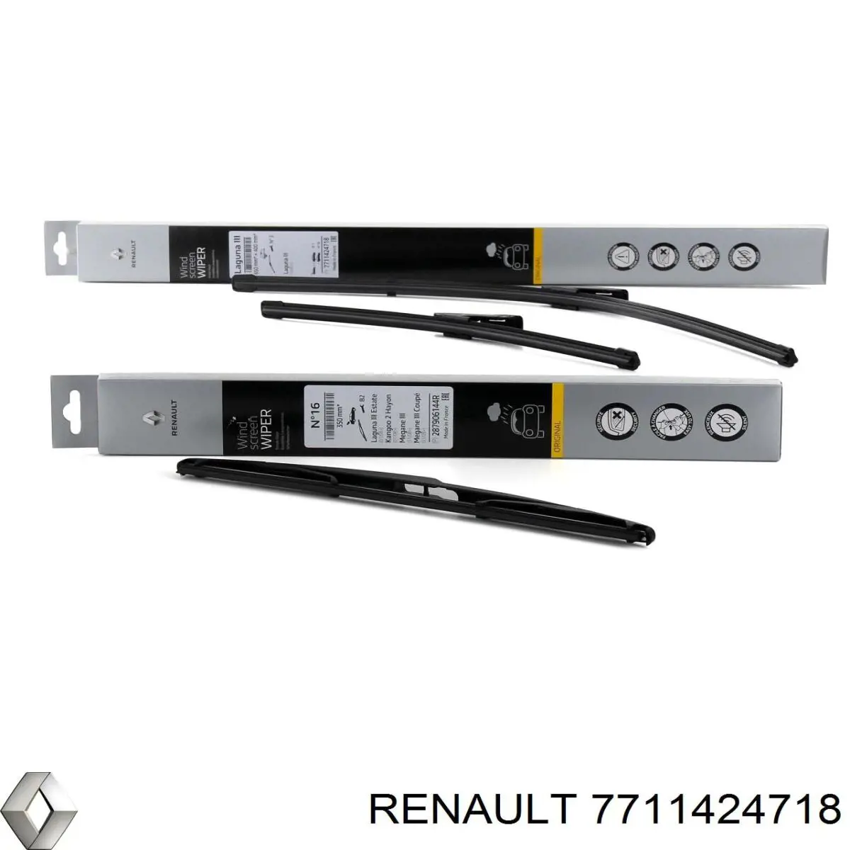 7711424718 Renault (RVI) Щетки лобового стекла