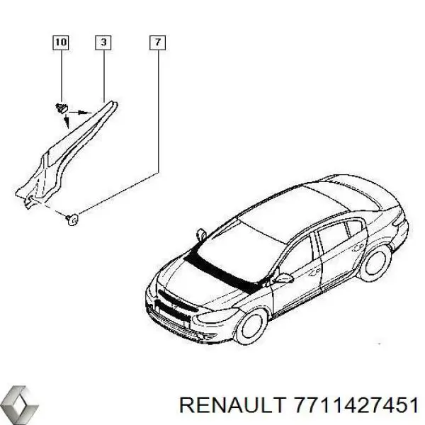  Renault (RVI) 7711427451 цена, от  USD