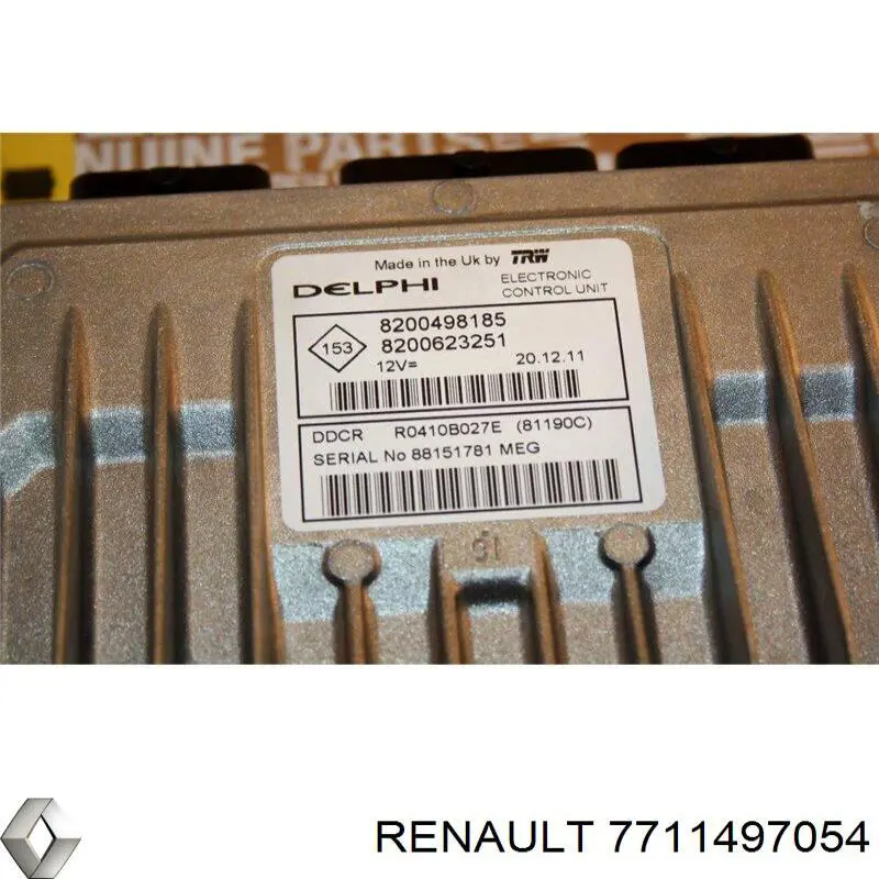 Модуль управления (ЭБУ) впрыском топлива 7711497045 Renault (RVI)