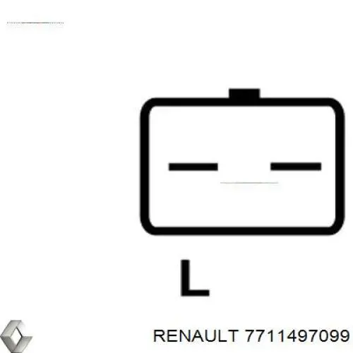7711497099 Renault (RVI) Генератор автомобильный