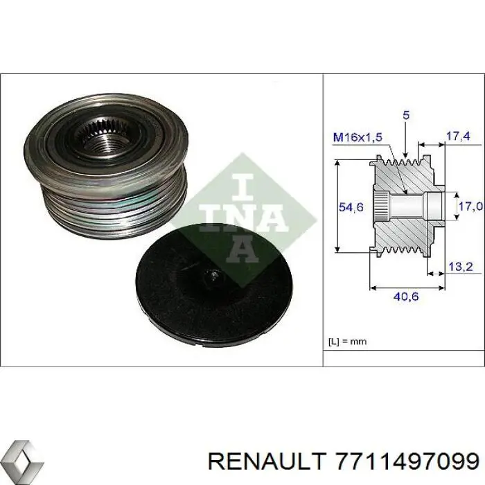 7711497099 Renault (RVI) генератор