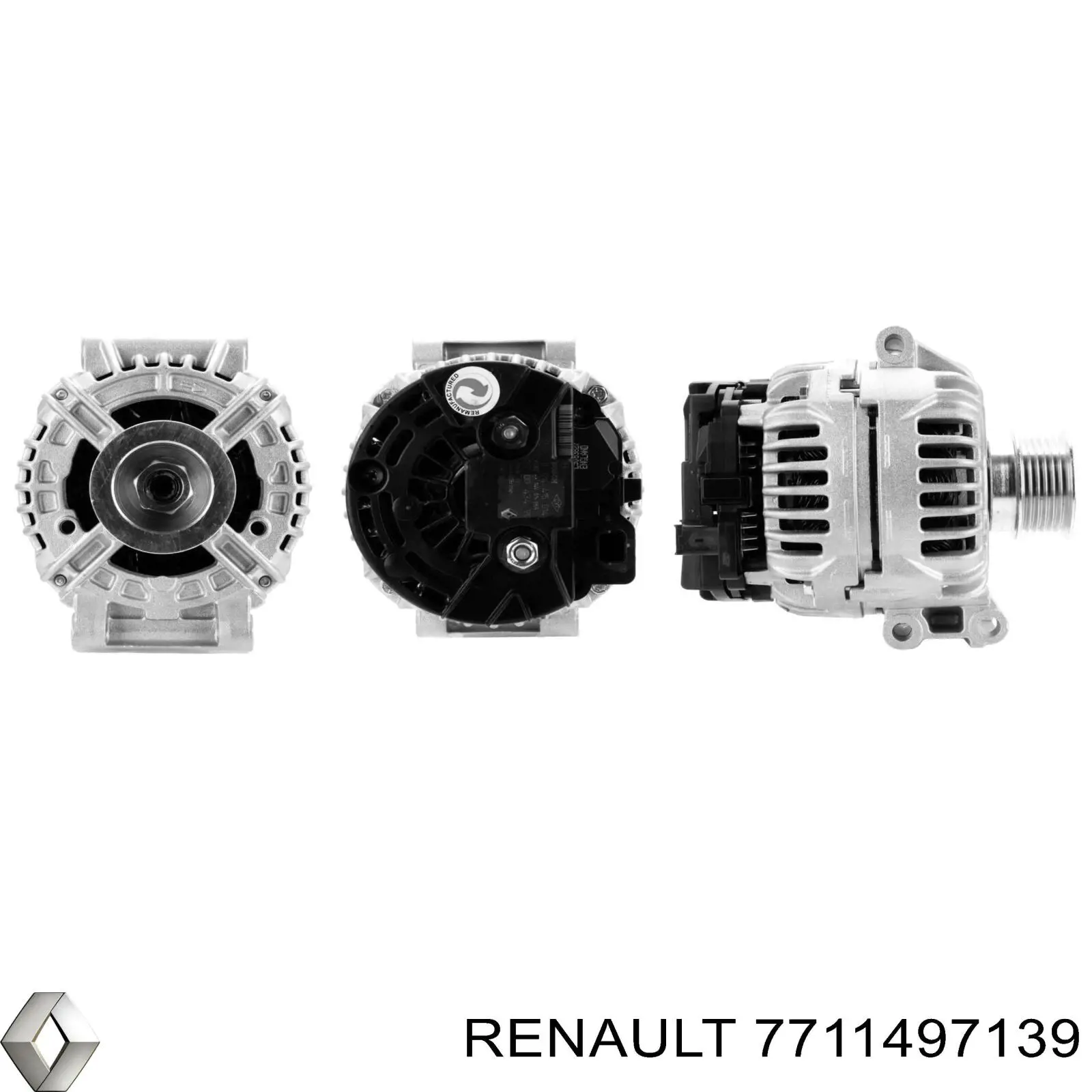 Автомобильный генератор Renault (RVI) 7711497139 цена, от 119.73 USD