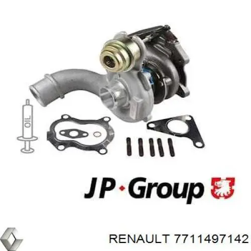 Turbocompresor 7711497142 Renault (RVI)