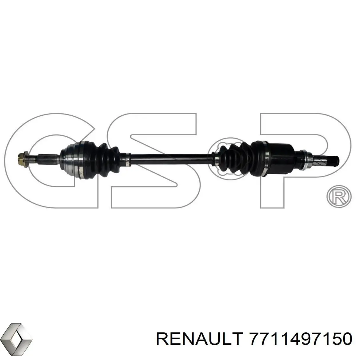 Привод передний левый Renault (RVI) 7711497150 цена, от 67.26 USD