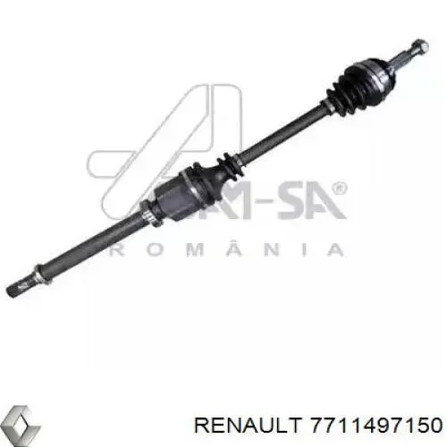 Купить 7711497150 Renault (RVI) Привод в сборе левый