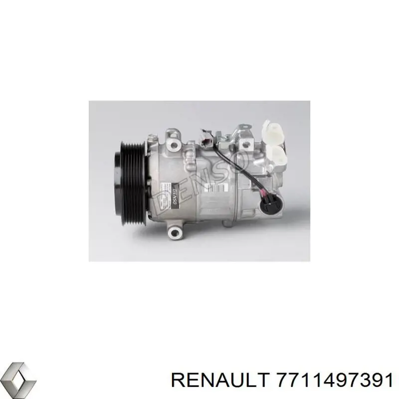 Компрессор кондиционера 7711497391 Renault (RVI)