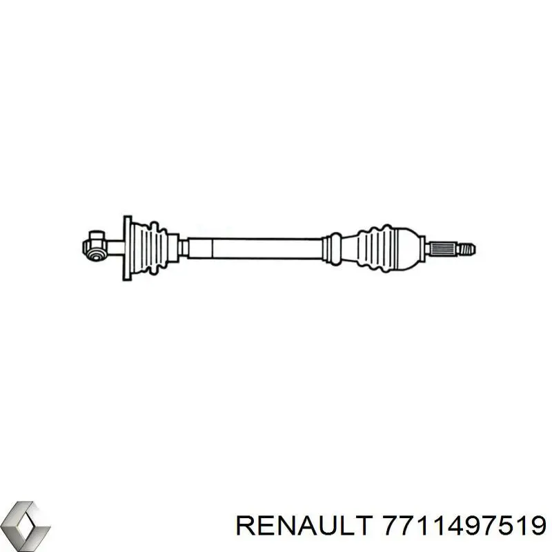 Привод передний правый Renault (RVI) 8200144765 цена, от 118.05 USD