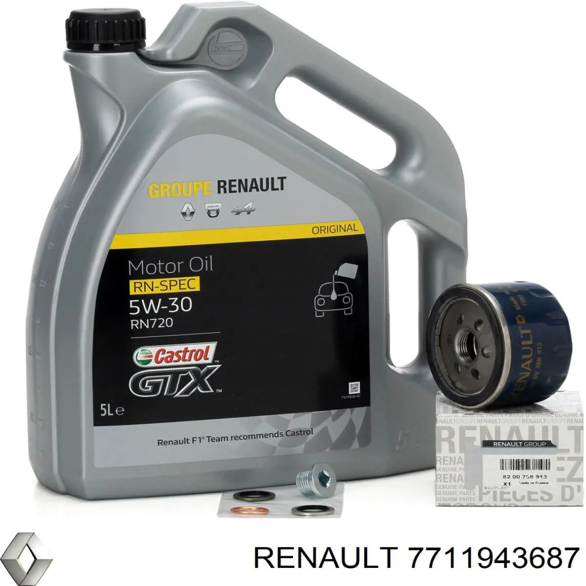 Óleo para motor 7711943687 Renault (RVI)