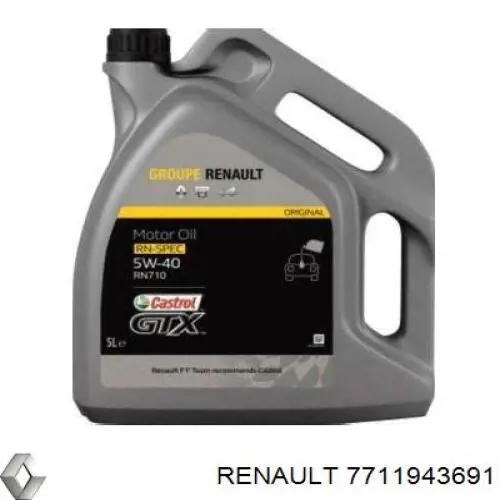 Моторное масло 7711943691 Renault (RVI)