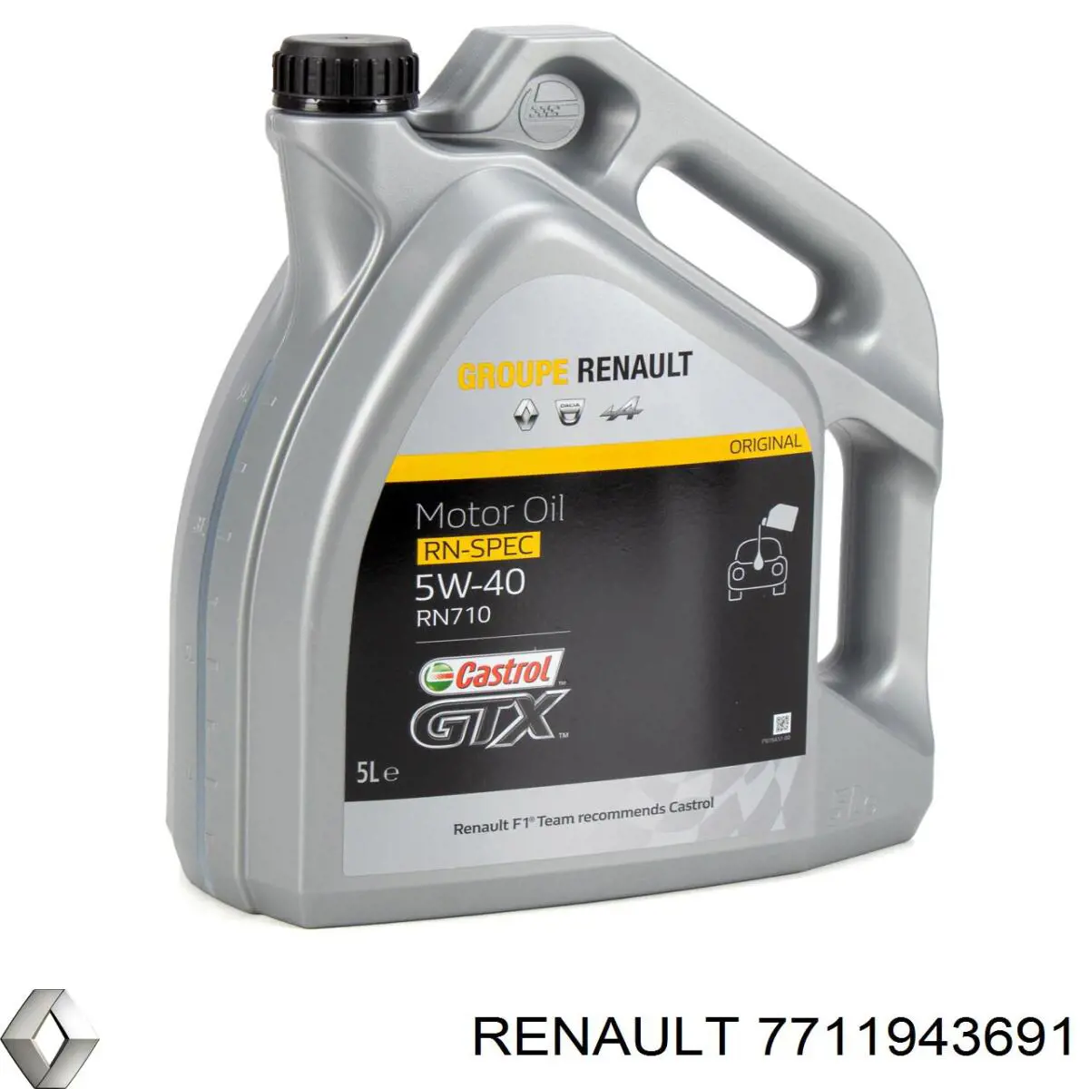 Масло автомобильное Renault (RVI) 7711943691 цена, от 48.48 USD