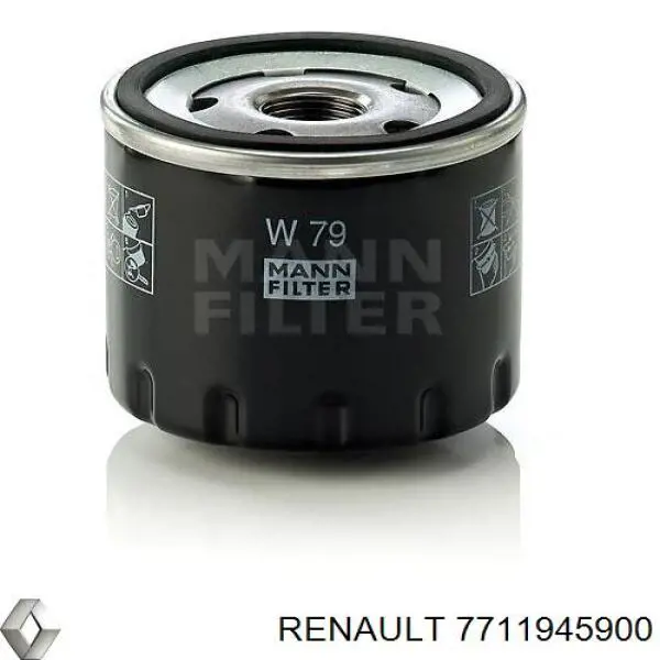 7711945900 Renault (RVI) масляный фильтр