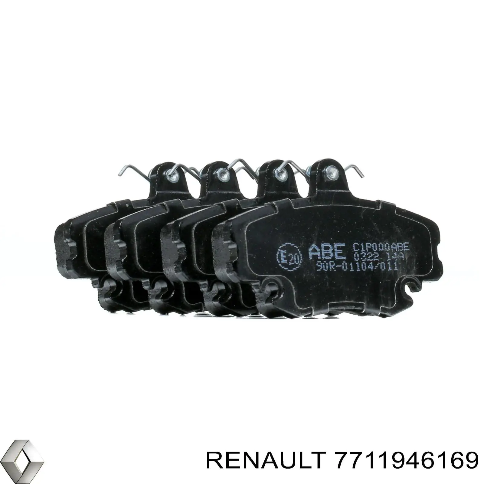 Ремкомплект тормозов передних Renault (RVI) 7711946169 цена, от 19.38 USD