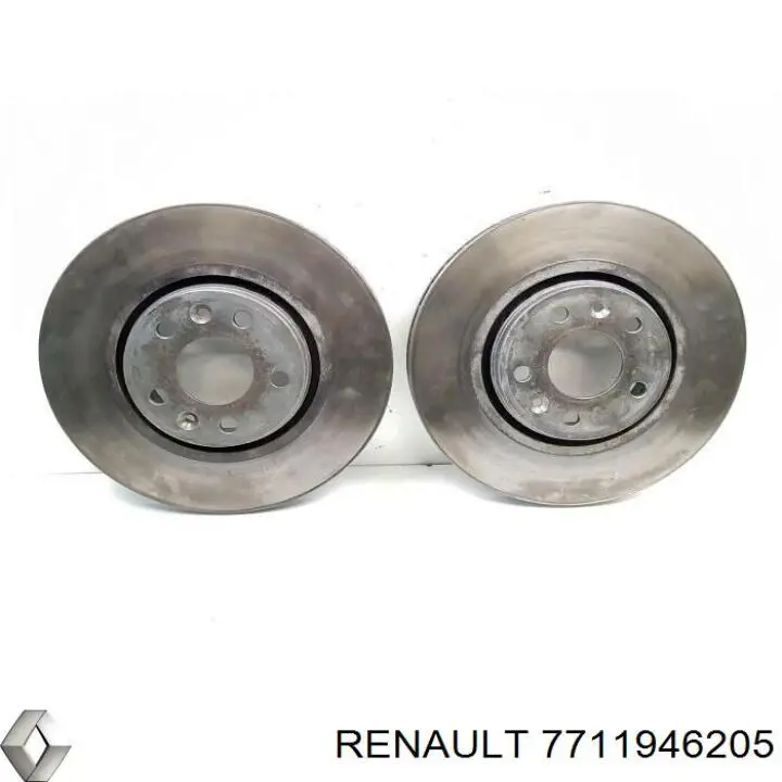 7711946205 Renault (RVI) sapatas do freio dianteiras de disco