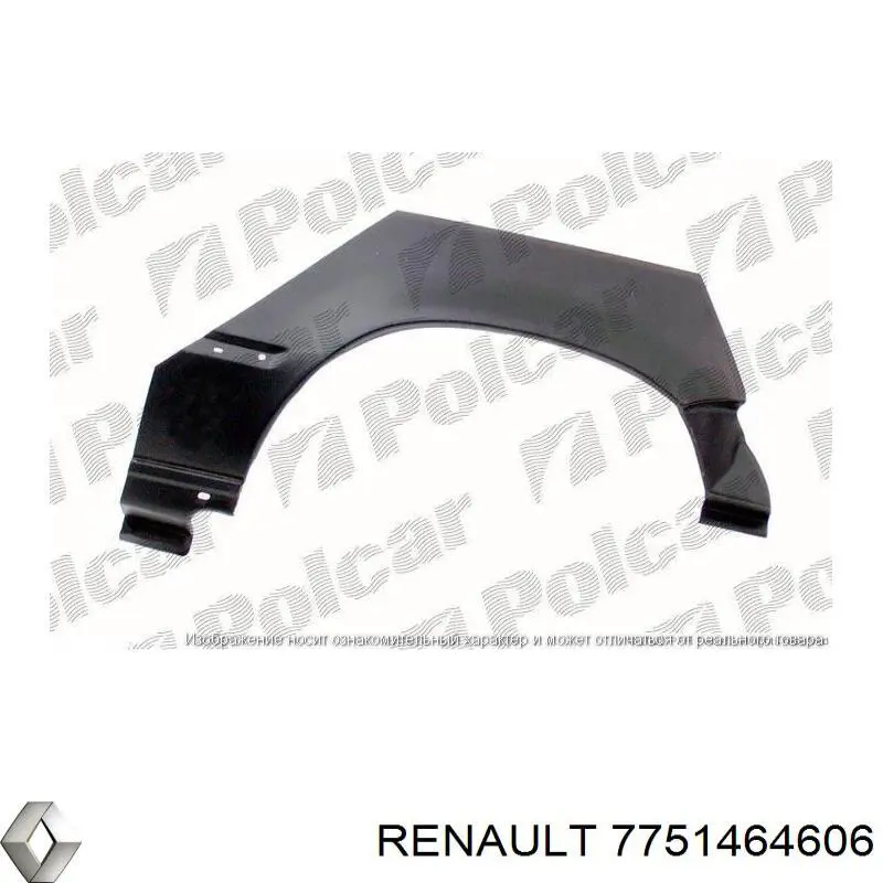 Боковая часть задняя правая Renault (RVI) 7751464606 цена, от  USD