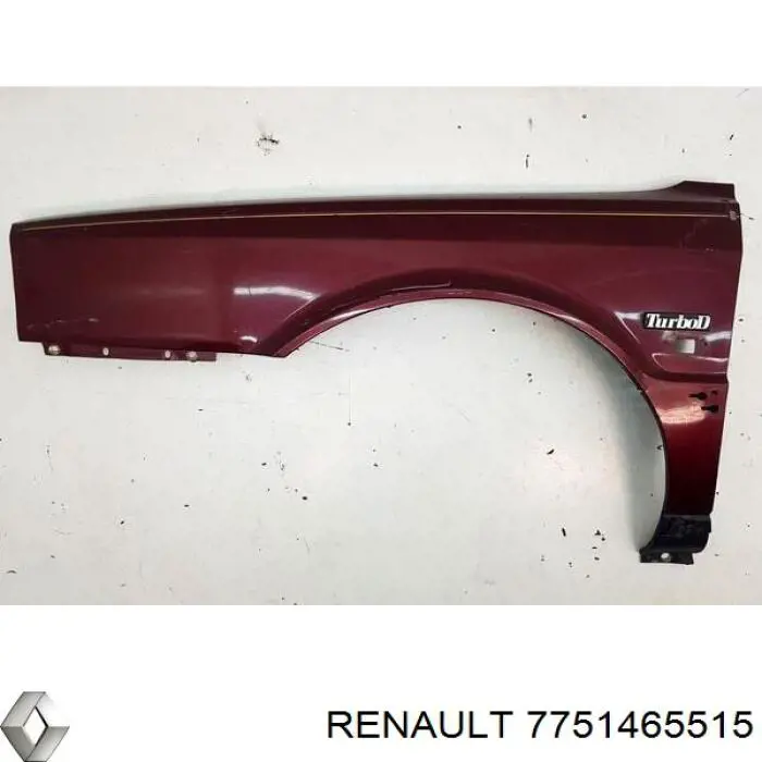 7751465515 Renault (RVI) pára-lama dianteiro esquerdo