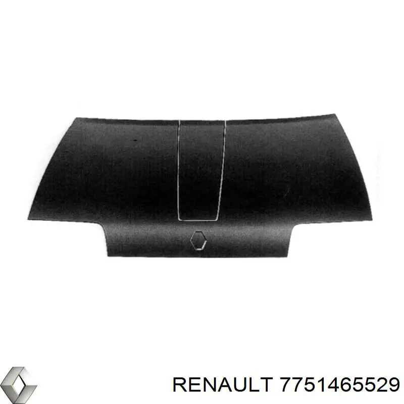 Капот Renault (RVI) 7751465529 цена, от 74.41 USD