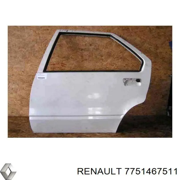 7751467511 Renault (RVI) дверь задняя левая