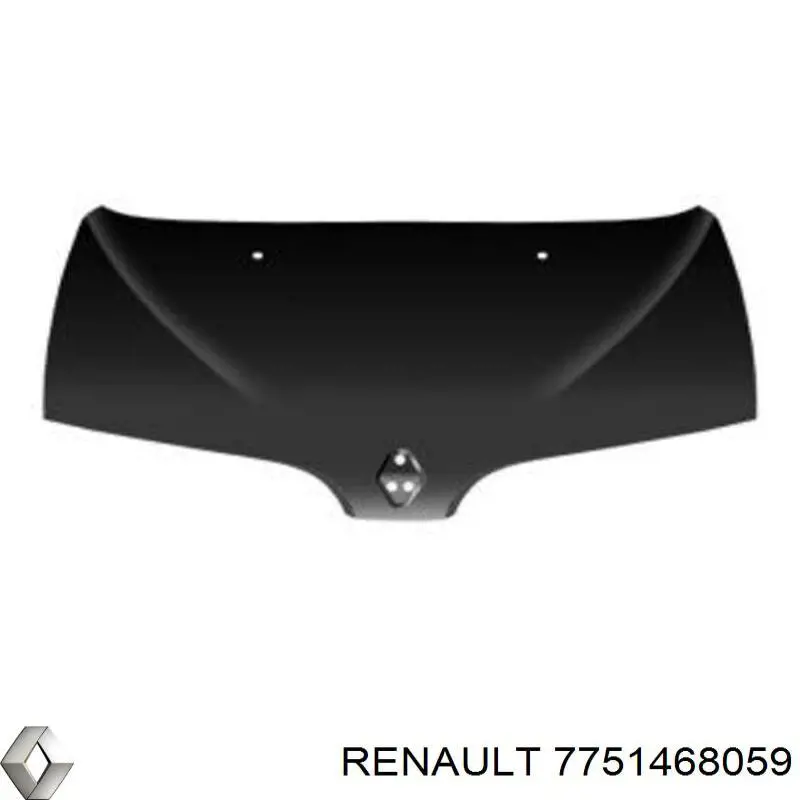 Capó del motor 7751468059 Renault (RVI)