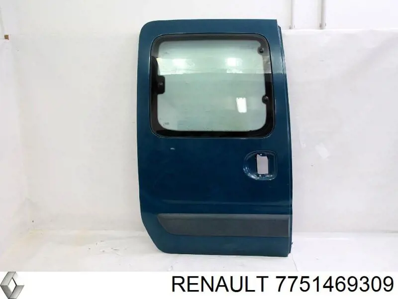 Дверь боковая (сдвижная) правая на Renault Kangoo KC0