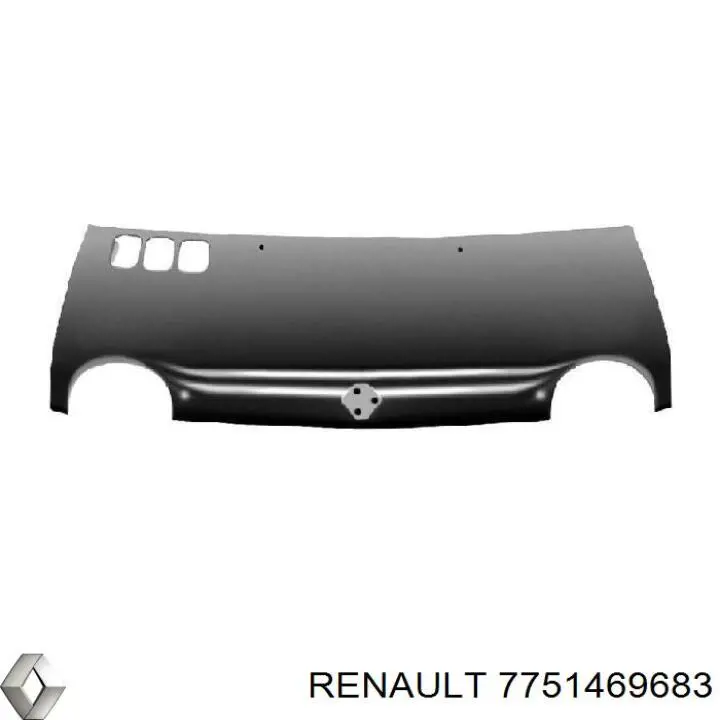 Капот на Renault Twingo 1 (Рено Твинго)