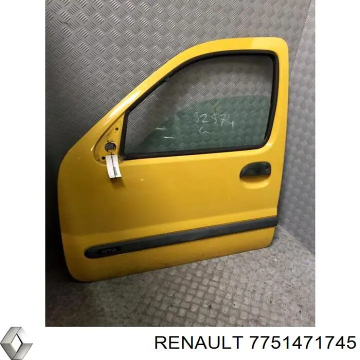 Porta dianteira esquerda Renault Kangoo I KC0, KC1