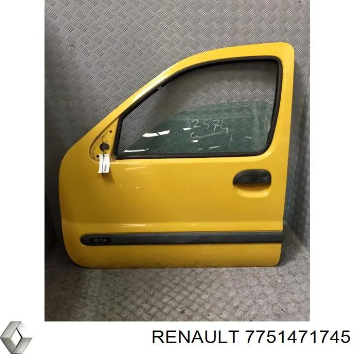  Porta dianteira esquerda Renault Kangoo I monovolume (KC0, KC1) (1998 - 2008) I