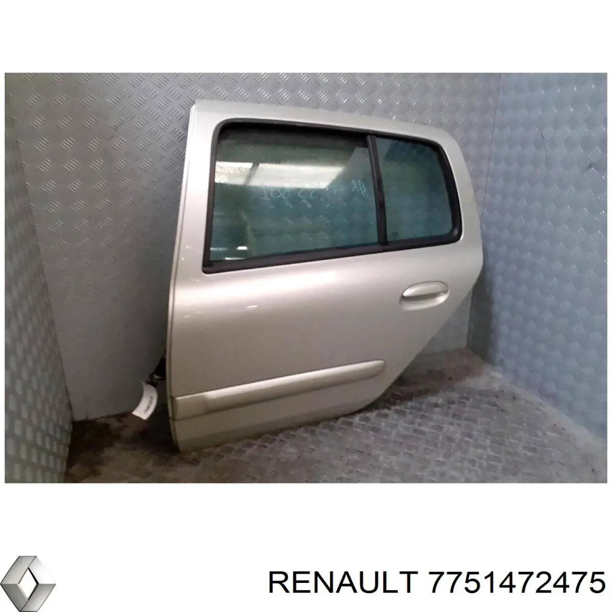 Porta traseira esquerda para Renault Clio (LB0, LB1, LB2)