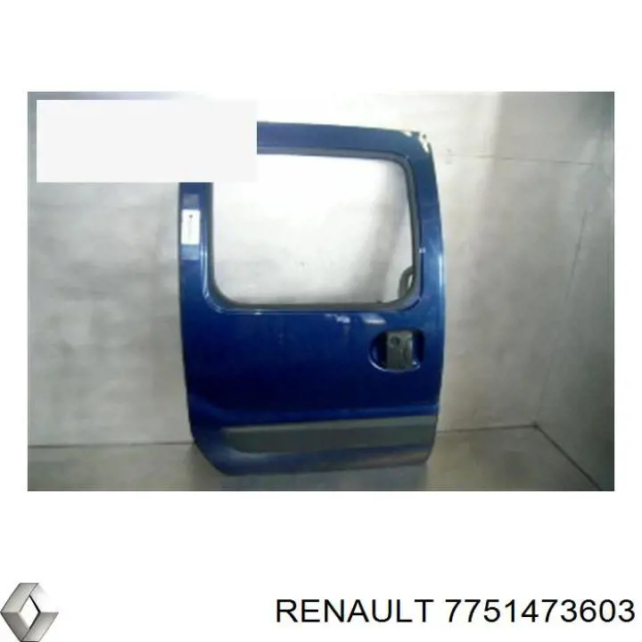 Дверь боковая (сдвижная) правая Renault (RVI) 7751473603