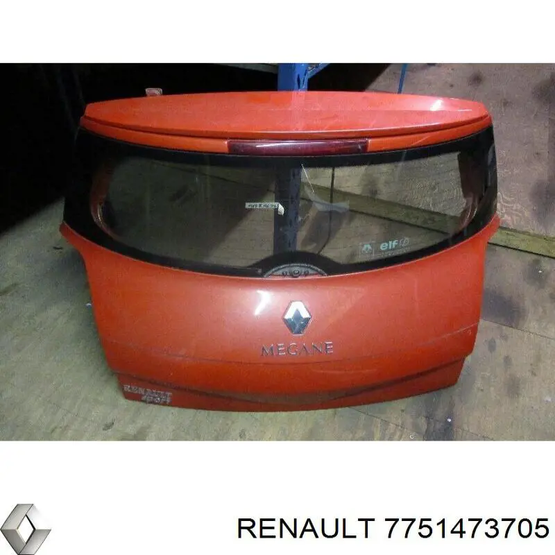 Porta traseira (3ª/5ª porta-malas (tampa de alcapão) para Renault Megane (BM0, CM0)