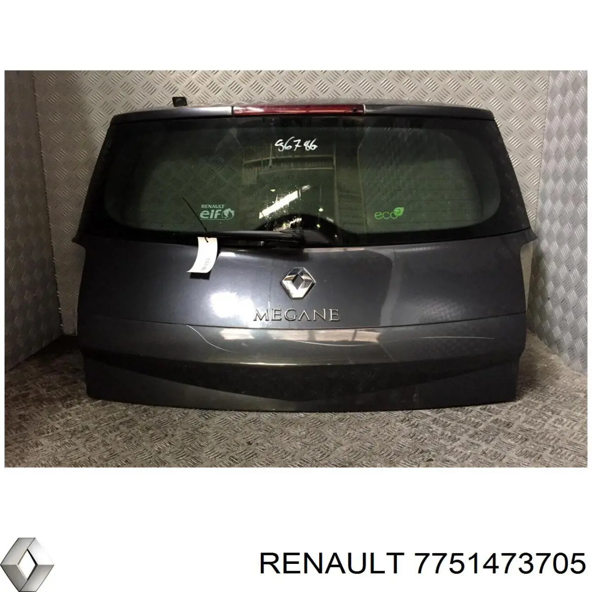 Задняя дверь на Renault Megane II BM0, CM0, BM1, CM1