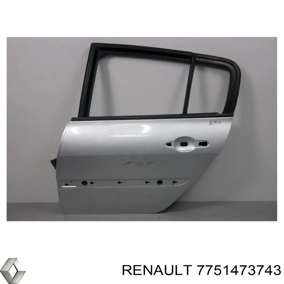 Задняя левая дверь Рено Меган 2 (Renault Megane)