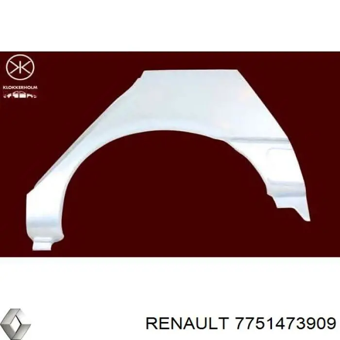Боковая часть задняя правая Renault (RVI) 7751473909 цена, от 275.82 USD