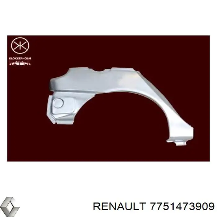 Купить 7751473909 Renault (RVI) Крыло заднее правое