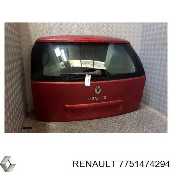 Porta traseira (3ª/5ª porta-malas (tampa de alcapão) Renault Megane II KM0, KM1