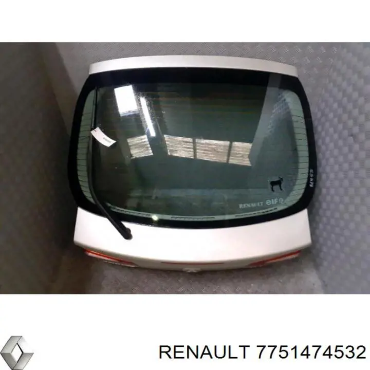 Compre Porta traseira (3ª/5ª porta-malas (tampa de alcapão) Renault Laguna 2