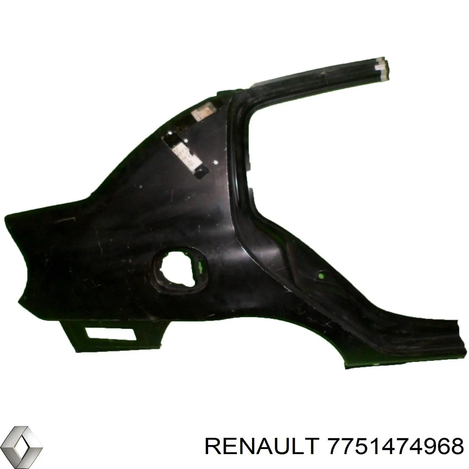 7751472258 Renault (RVI) крыло заднее правое