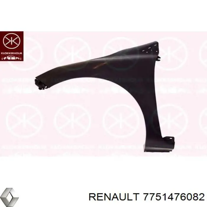 Крыло заднее левое 7751476082 Renault (RVI)