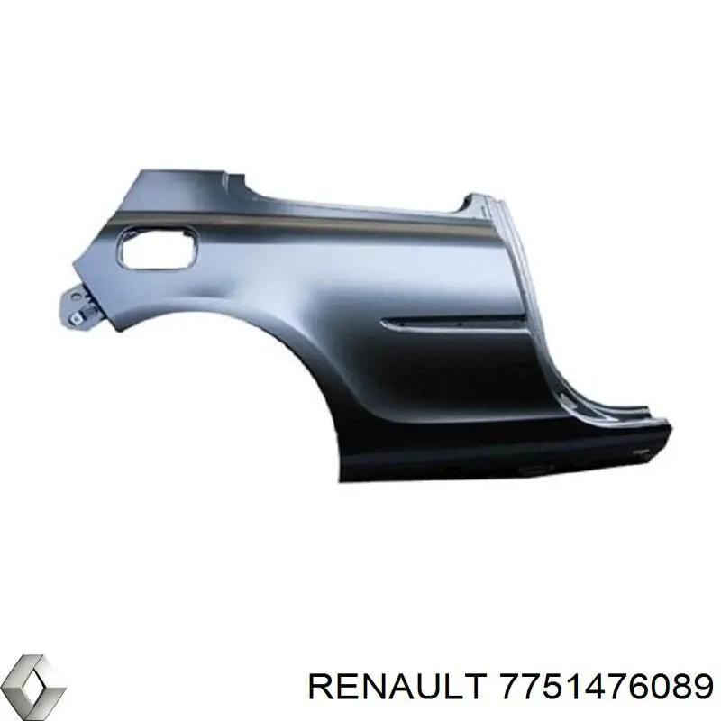 Крыло заднее правое 7751476089 Renault (RVI)