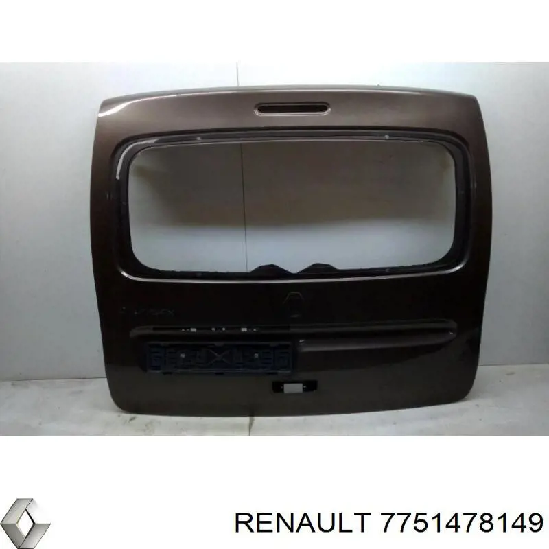 Дверь задняя (багажная 3/5-я (ляда) на Renault Kangoo II 