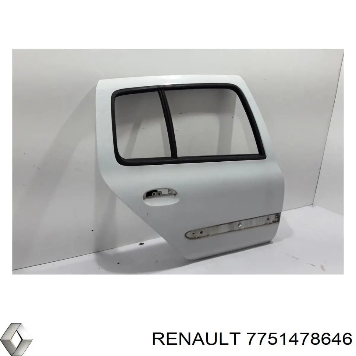 Porta traseira direita para Renault Clio (LU)