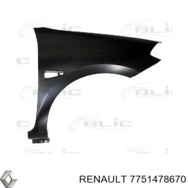 Боковая часть задняя левая Renault (RVI) 7751478670 цена, от 122.88 USD