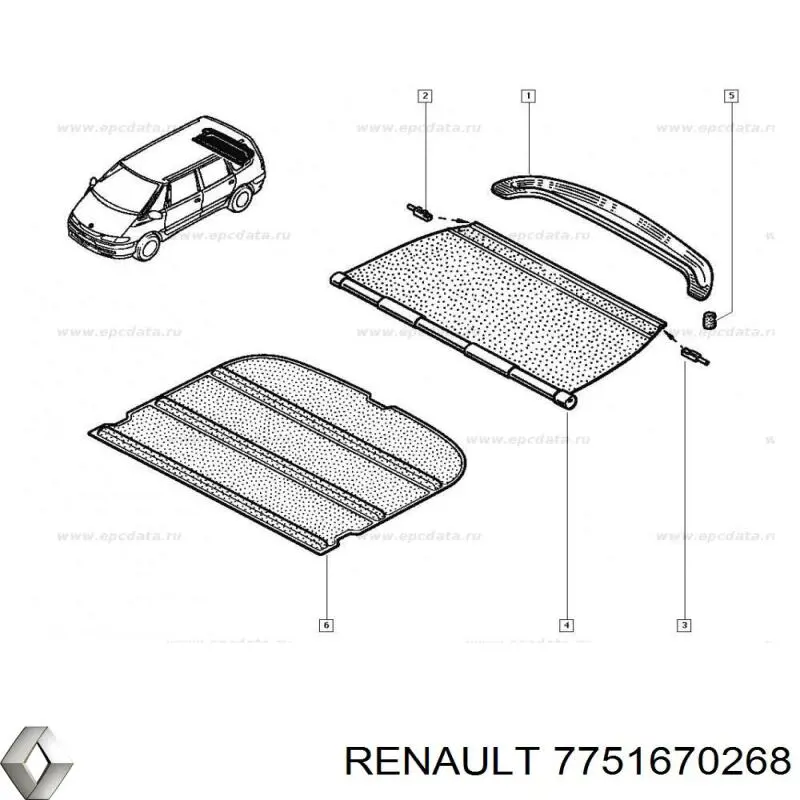 Петля капота, левая Renault (RVI) 7751670268 цена, от 72.98 USD
