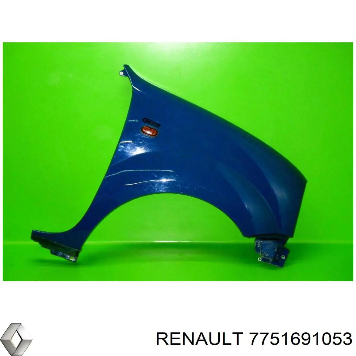 Крыло переднее правое 7751691053 Renault (RVI)